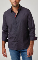 MEN'S L/S SHIRT | PRINTED DIAMOND-Shirts & Tops-STONE ROSE-Coriander