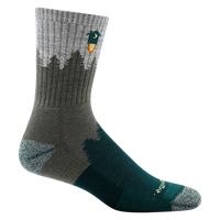 MEN'S NUMBER 2 MICRO CREW SOCK-Socks & Footwear-DARN TOUGH-LARGE-GREEN-Coriander