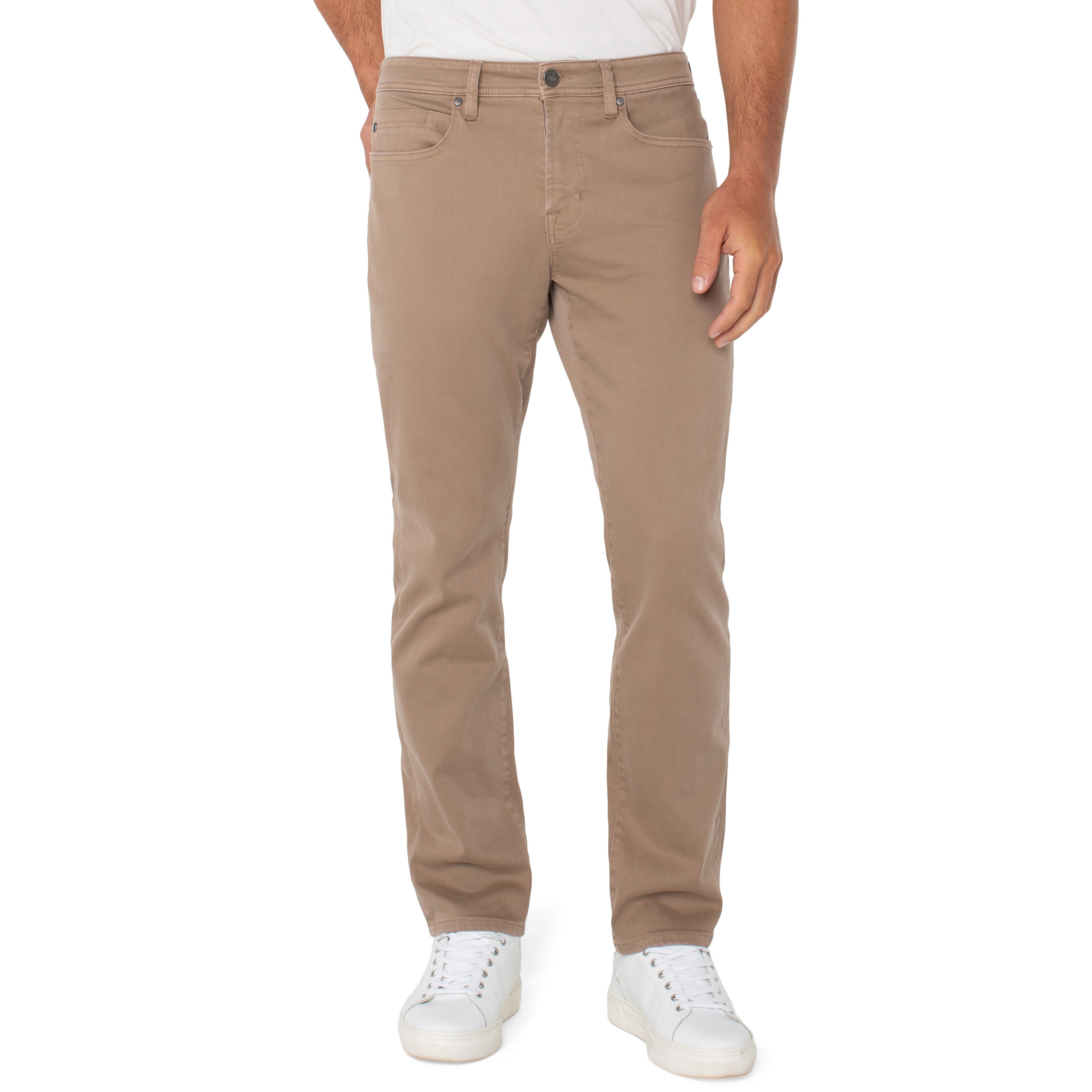 MEN'S PANTS | KINGSTON MODERN STRAIGHT-Pant-LIVERPOOL-30-TAUPE 235-Coriander