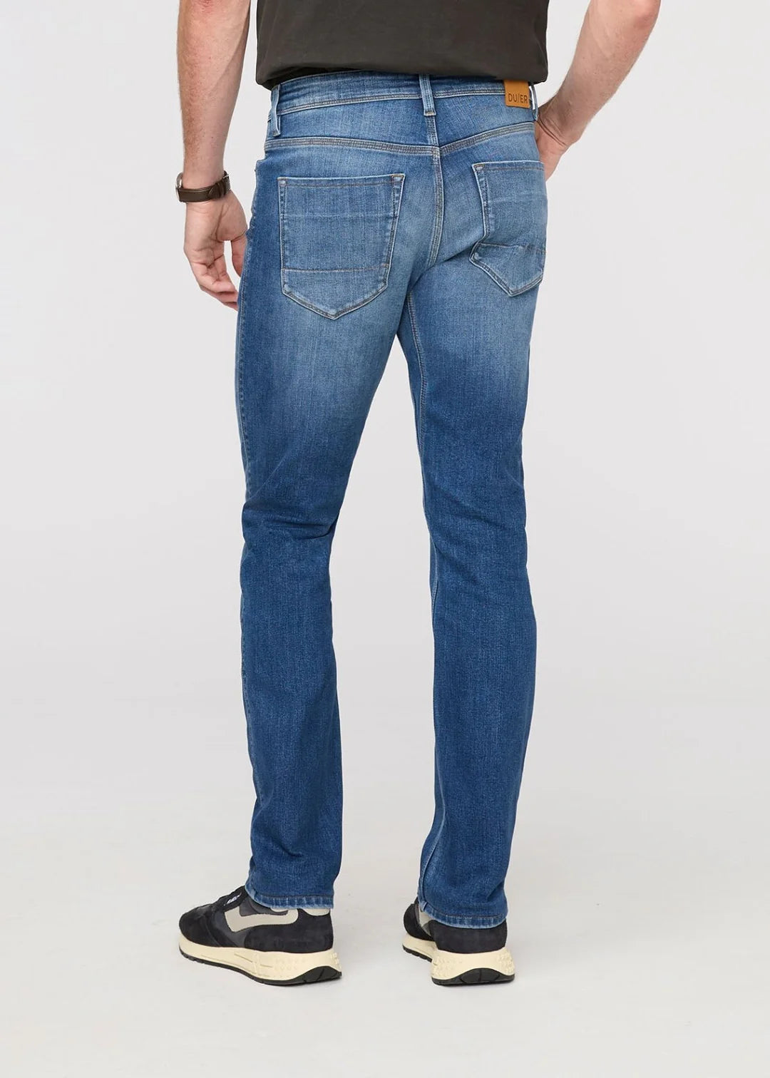 MEN'S PERFORMANCE DENIM | SLIM STRAIGHT-Denim-DUER-Coriander