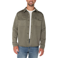 MEN'S SHIRT | OVERSHIRT-Shirts & Tops-LIVERPOOL-MEDIUM-PEWTER GREEN-Coriander