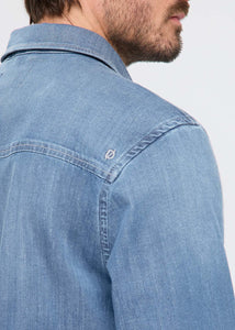 MEN'S SHIRT | PERFORMANCE DENIM LITE TWO POCKET-Shirts & Tops-DUER-Coriander