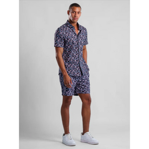 MEN'S SHIRT | SUMMER CRUSH SKULLS S/S-Shirts & Tops-STONE ROSE-Coriander