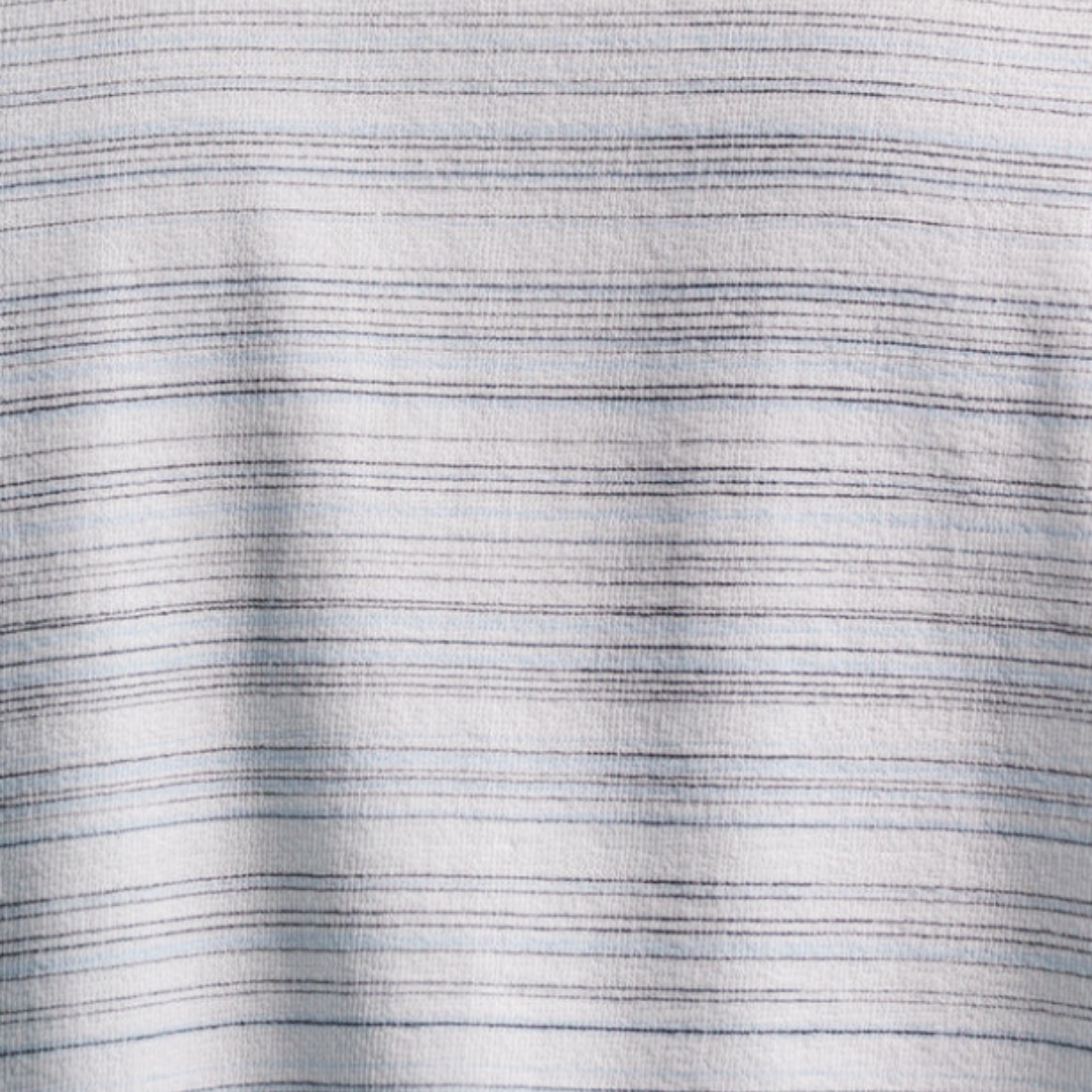 MEN'S SHIRT | TWILIGHT TERRY PINSTRIPE S/S-Shirts & Tops-STONE ROSE-Coriander