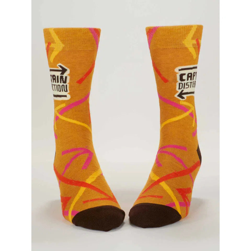 MEN'S SOCKS | CAPTAIN DISTRACTION-Socks-BLUE Q-Coriander
