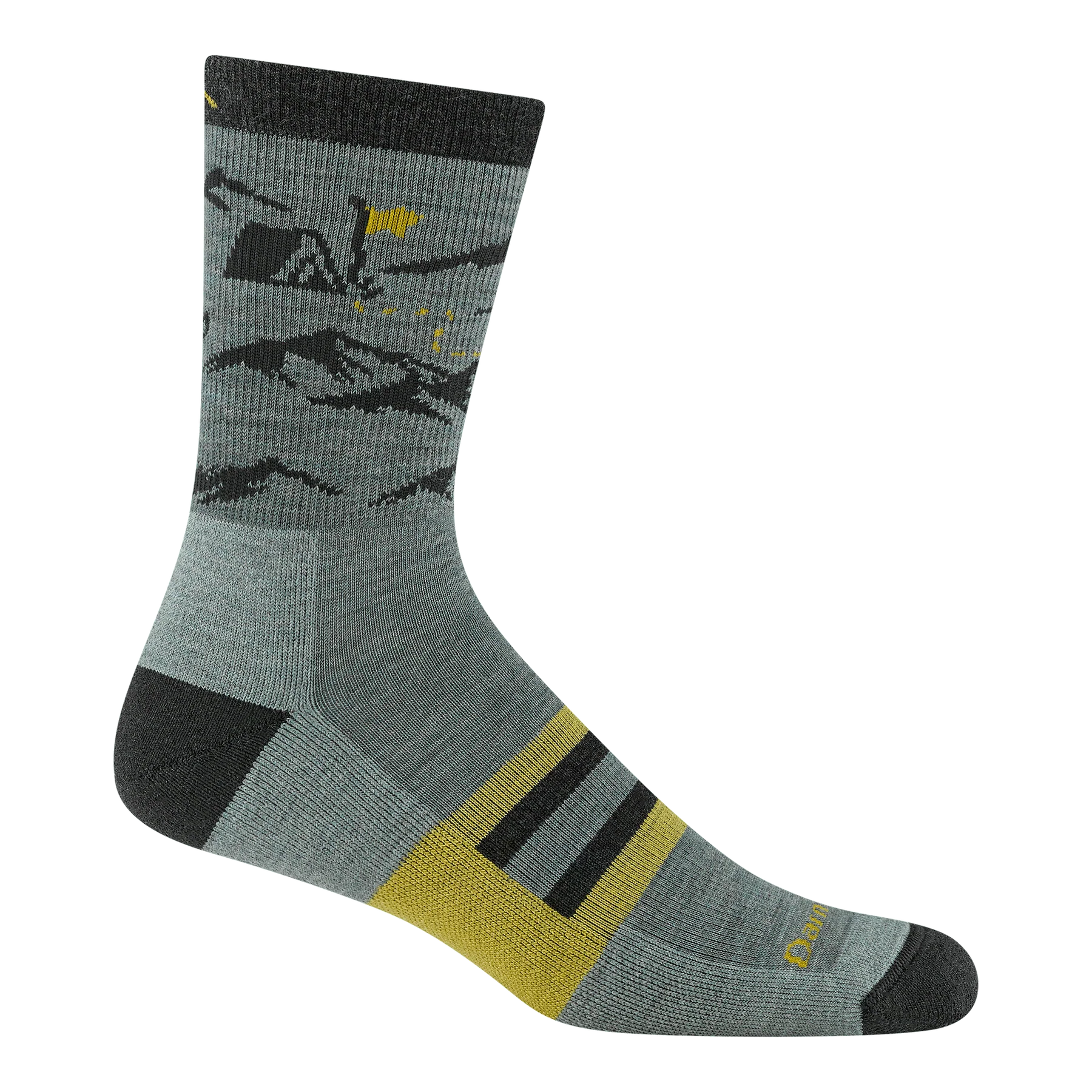 MEN'S SOCKS | HIKE HUT MICRO CREW-Socks & Footwear-DARN TOUGH-Coriander