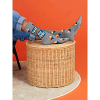 MEN'S SOCKS | RESTING MY EYES-Socks-BLUE Q-Coriander