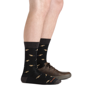 MEN'S SOCKS | SAWTOOTH CREW-Socks & Footwear-DARN TOUGH-Coriander
