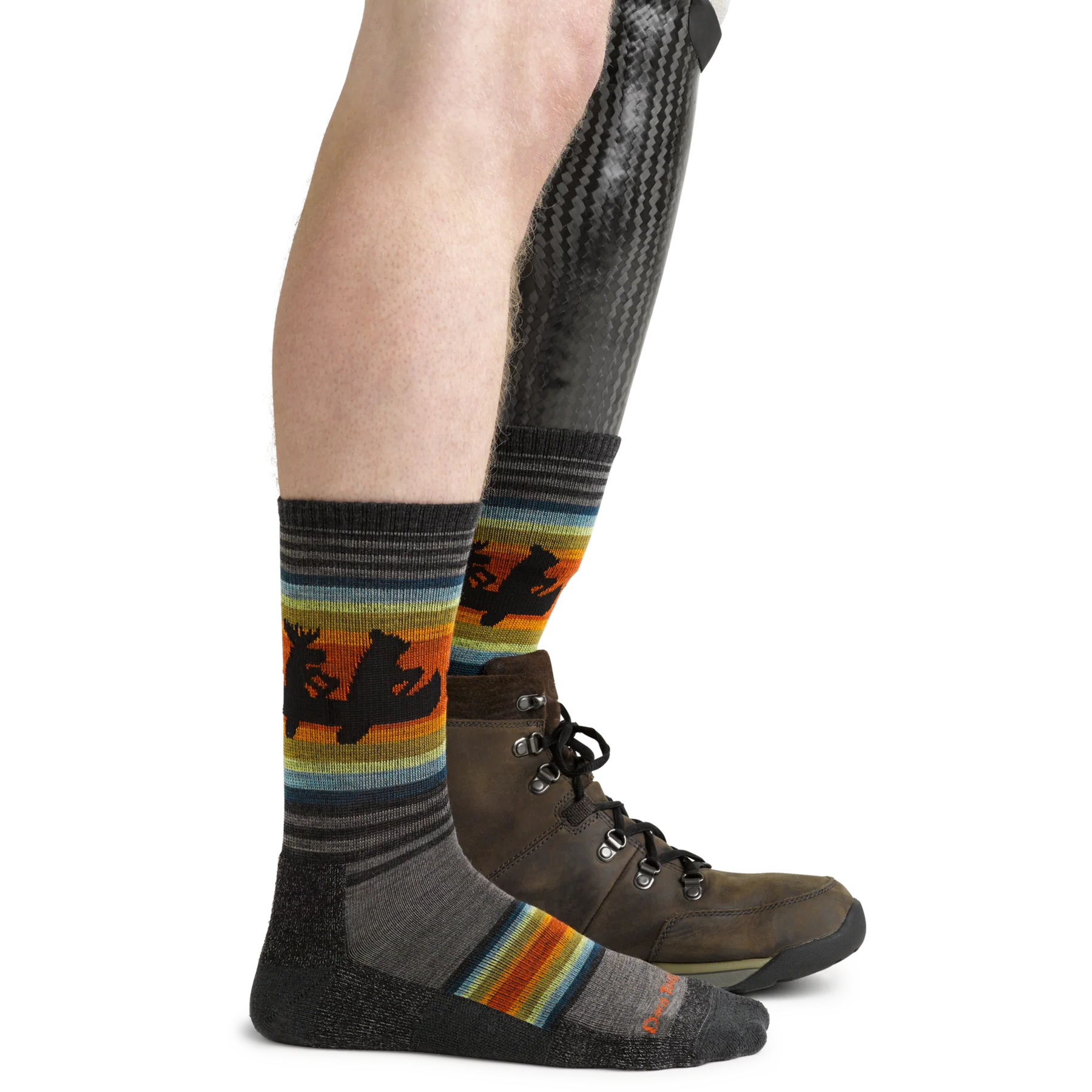 MEN'S SOCKS | WILLOUGHBY MICRO CREW-Socks & Footwear-DARN TOUGH-Coriander