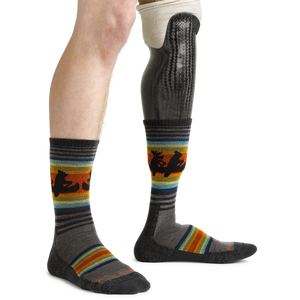 MEN'S SOCKS | WILLOUGHBY MICRO CREW-Socks & Footwear-DARN TOUGH-Coriander