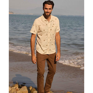 MEN'S S/S SHIRT | AIRSCAPE EMBROIDERED-Shirts & Tops-TOAD&CO-Coriander