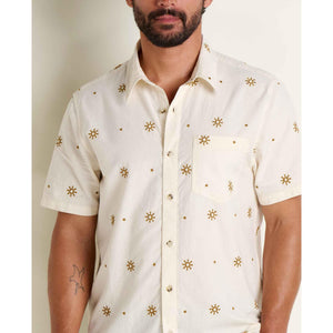 MEN'S S/S SHIRT | AIRSCAPE EMBROIDERED-Shirts & Tops-TOAD&CO-SMALL-NATURAL EMBROIDERY-Coriander