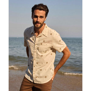 MEN'S S/S SHIRT | AIRSCAPE EMBROIDERED-Shirts & Tops-TOAD&CO-Coriander