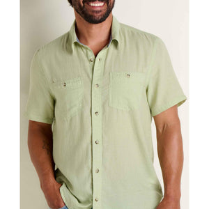 MEN'S S/S SHIRT | HONCHO-Shirts & Tops-TOAD&CO-SMALL-WINTERGREEN-Coriander