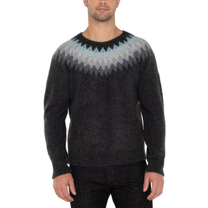 MEN'S SWEATER | DIAMOND CREW NECK-Sweaters & Jackets-LIVERPOOL-Coriander