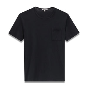 MEN'S TEE | SLUB COTTON-Shirts & Tops-EASY MONDAYS-MEDIUM-Black-Coriander