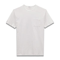 MEN'S TEE | SLUB COTTON-Shirts & Tops-EASY MONDAYS-MEDIUM-WHITE-Coriander