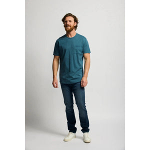 MEN'S TEE | SLUB COTTON-Shirts & Tops-EASY MONDAYS-Coriander