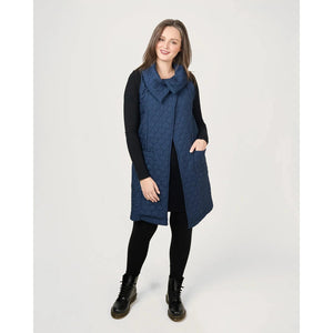 MEREDITH VEST-Jackets & Sweaters-SHANNON PASSERO-SMALL-NAVY-Coriander