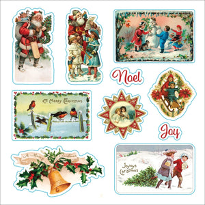 MERRY & BRIGHT CHRISTMAS STICKER BOOK-Books & Stationery-PETER PAUPER PRESS-Coriander