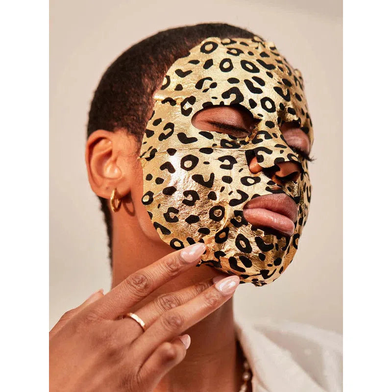 METALLIC FACE SHEET MASK | REPAIR VEGAN COLLAGEN & GOLD-Self Care-VITAMASQUES-Coriander