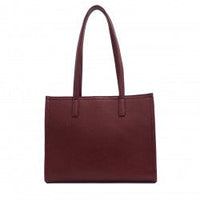 MIA TOTE-Handbag-S-Q-WINE RED-Coriander