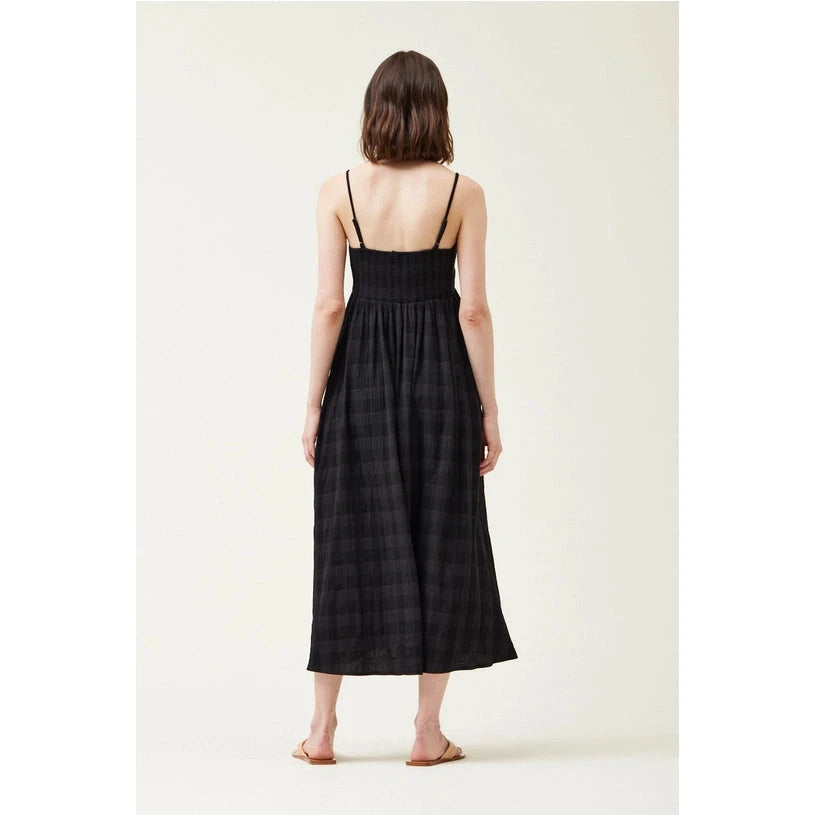 MICHELLE TEXTURED MIDI DRESS-Dresses-GRADE AND GATHER-Coriander