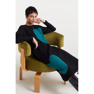 MIDI DRESS | JACQUARD WITH HEARTS-Dresses-COMPANIA FANTASTICA-Coriander