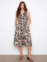 MIDI DRESS | VOILE ZIP-Dress-CHARLIE B-XSMALL-LUNA-Coriander