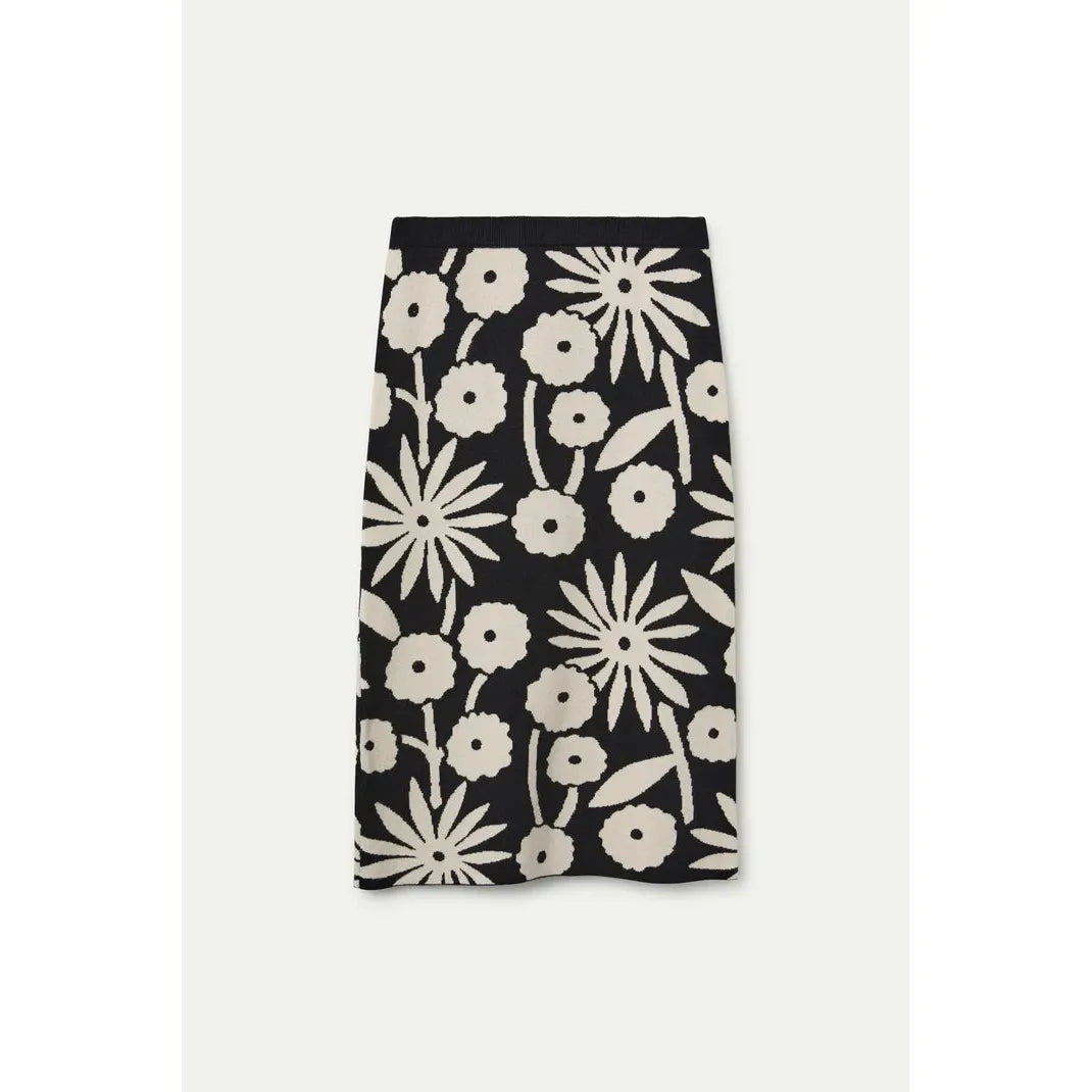 MIDI SKIRT | JACQUARD-Bottoms-COMPANIA FANTASTICA-Coriander