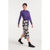 MIDI SKIRT | JACQUARD-Bottoms-COMPANIA FANTASTICA-Coriander