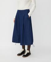 MIDI SKIRT | STEPHI-Skirts-MASAI-SMALL-DARK DENIM-Coriander