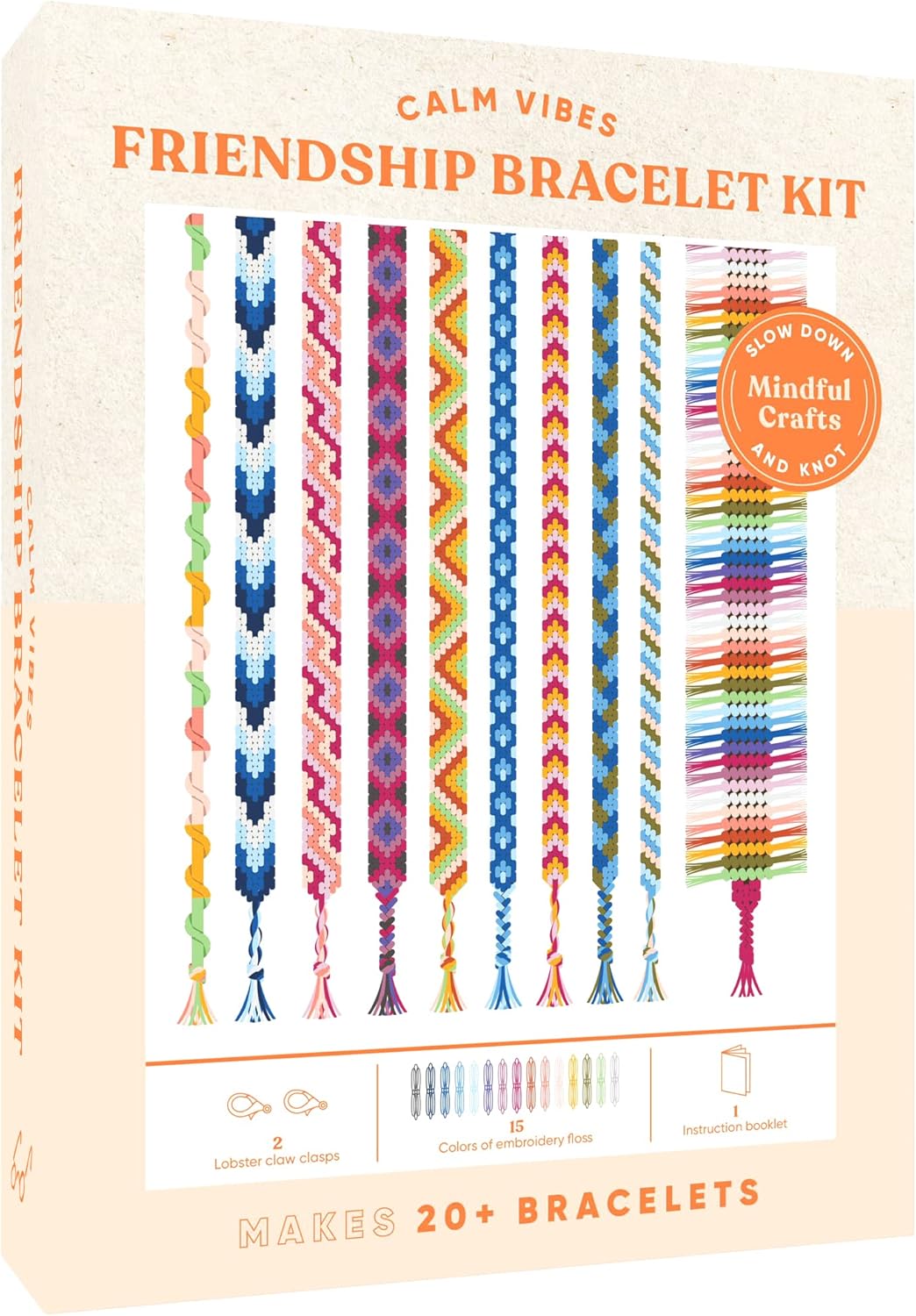 MINDFUL CRAFTS: FRIENDSHIP BRACELET MAKING KIT-Fun and Games-RAINCOAST-Coriander