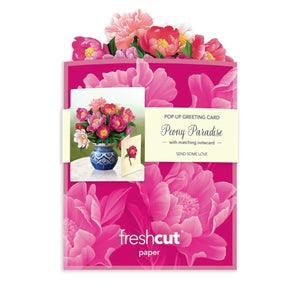 MINI PEONY PARADISE-Books & Stationery-FRESH CUT PAPER-Coriander