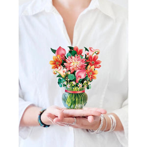 MINI POP-UP CARD | DEAR DAHLIA-Books & Stationery-FRESH CUT PAPER-Coriander