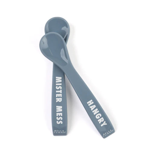 MISTER MESS SPOON SET | HANGRY-Babies & Kids-BELLA TUNNO-Coriander