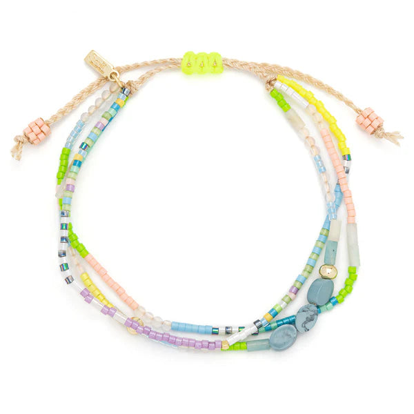 MIXED MEDIA BRACELET | GOLD: HARMONY, BLUE HOWLITE-Jewellery-SCOUT CURATED WEARS-Coriander