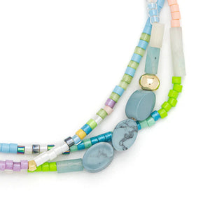 MIXED MEDIA BRACELET | GOLD: HARMONY, BLUE HOWLITE-Jewellery-SCOUT CURATED WEARS-Coriander