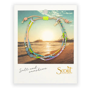 MIXED MEDIA BRACELET | GOLD: HARMONY, BLUE HOWLITE-Jewellery-SCOUT CURATED WEARS-Coriander