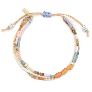 MIXED MEDIA BRACELET | GOLD: INSPIRATION, RED AVENTURINE-Jewellery-SCOUT CURATED WEARS-Coriander