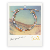 MIXED MEDIA BRACELET | GOLD: INSPIRATION, RED AVENTURINE-Jewellery-SCOUT CURATED WEARS-Coriander