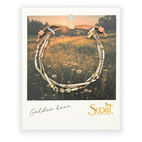 MIXED MEDIA BRACELET | GOLD: JOY, DALMATION JASPER-Jewellery-SCOUT CURATED WEARS-Coriander