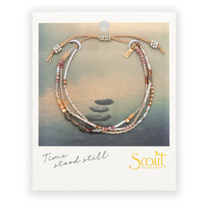 MIXED MEDIA BRACELET | GOLD: MAGIC, LABRADORITE-Jewellery-SCOUT CURATED WEARS-Coriander