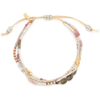 MIXED MEDIA BRACELET | GOLD: MAGIC, LABRADORITE-Jewellery-SCOUT CURATED WEARS-Coriander