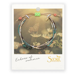MIXED MEDIA BRACELET | GOLD: TRANSFORMATION, AFRICAN TURQUOISE-Jewellery-SCOUT CURATED WEARS-Coriander