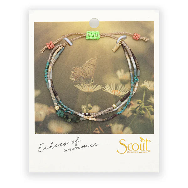MIXED MEDIA BRACELET | GOLD: TRANSFORMATION, AFRICAN TURQUOISE-Jewellery-SCOUT CURATED WEARS-Coriander