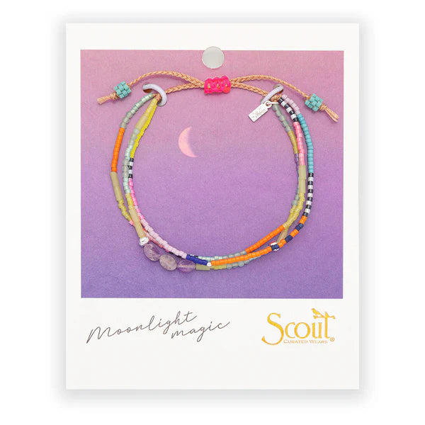 MIXED MEDIA BRACELET | SILVER: PROTECTION, AMETHYST-Jewellery-SCOUT CURATED WEARS-Coriander