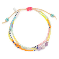 MIXED MEDIA BRACELET | SILVER: PROTECTION, AMETHYST-Jewellery-SCOUT CURATED WEARS-Coriander