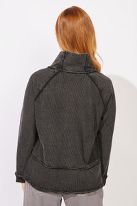 MOCK NECK SWEATSHIRT | ALPINE-Tops-ESCAPE-Coriander