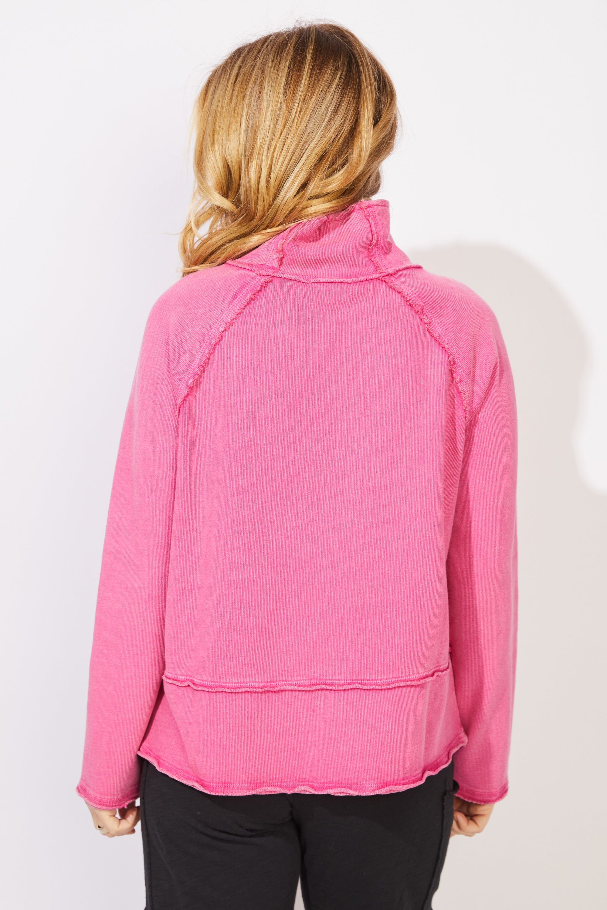 MOCK NECK SWEATSHIRT | ALPINE-Tops-ESCAPE-Coriander